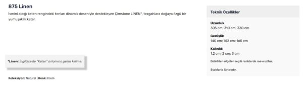 875 LİNEN - Görsel 3
